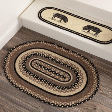Sawyer Mill Charcoal Jute Braided Rug Oval 20